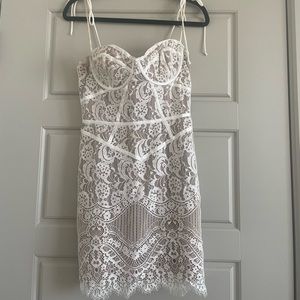 For love and lemons Tati lace white dress